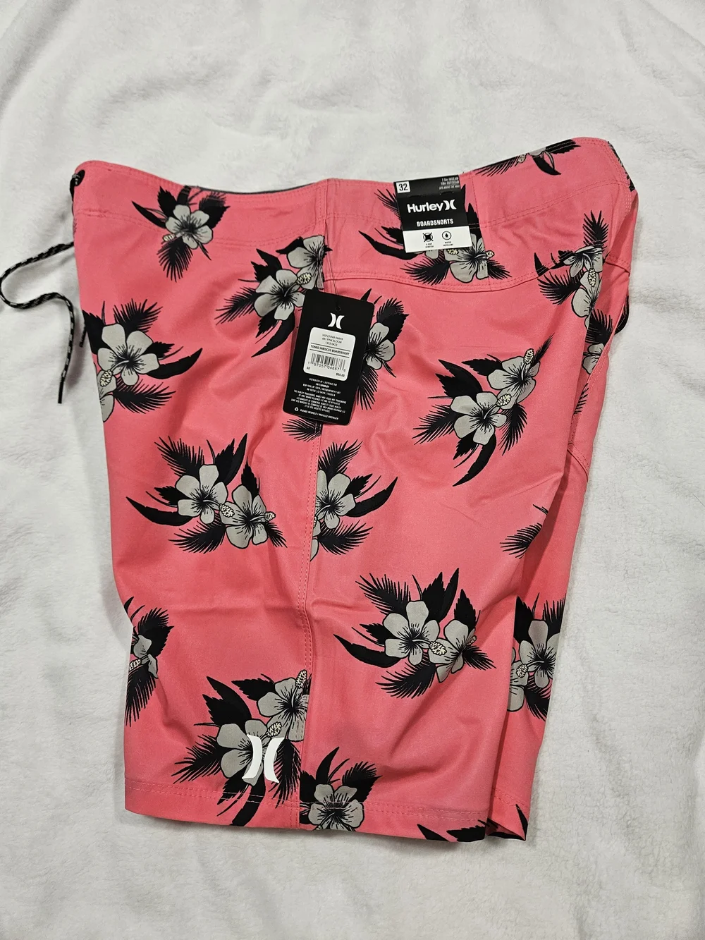 Men's Hurley Pink Hibiscus Boardshort